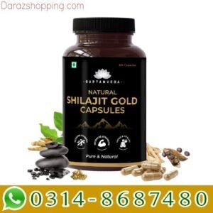 Now Saptamveda Shilajit Gold 90 Capsules In Pakistan